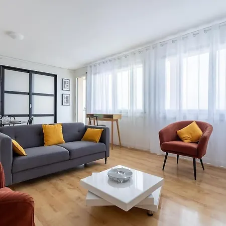 Appartement Le Quai 52 - Spacieux & Lumineux & Gare Sncf Clermont-Ferrand